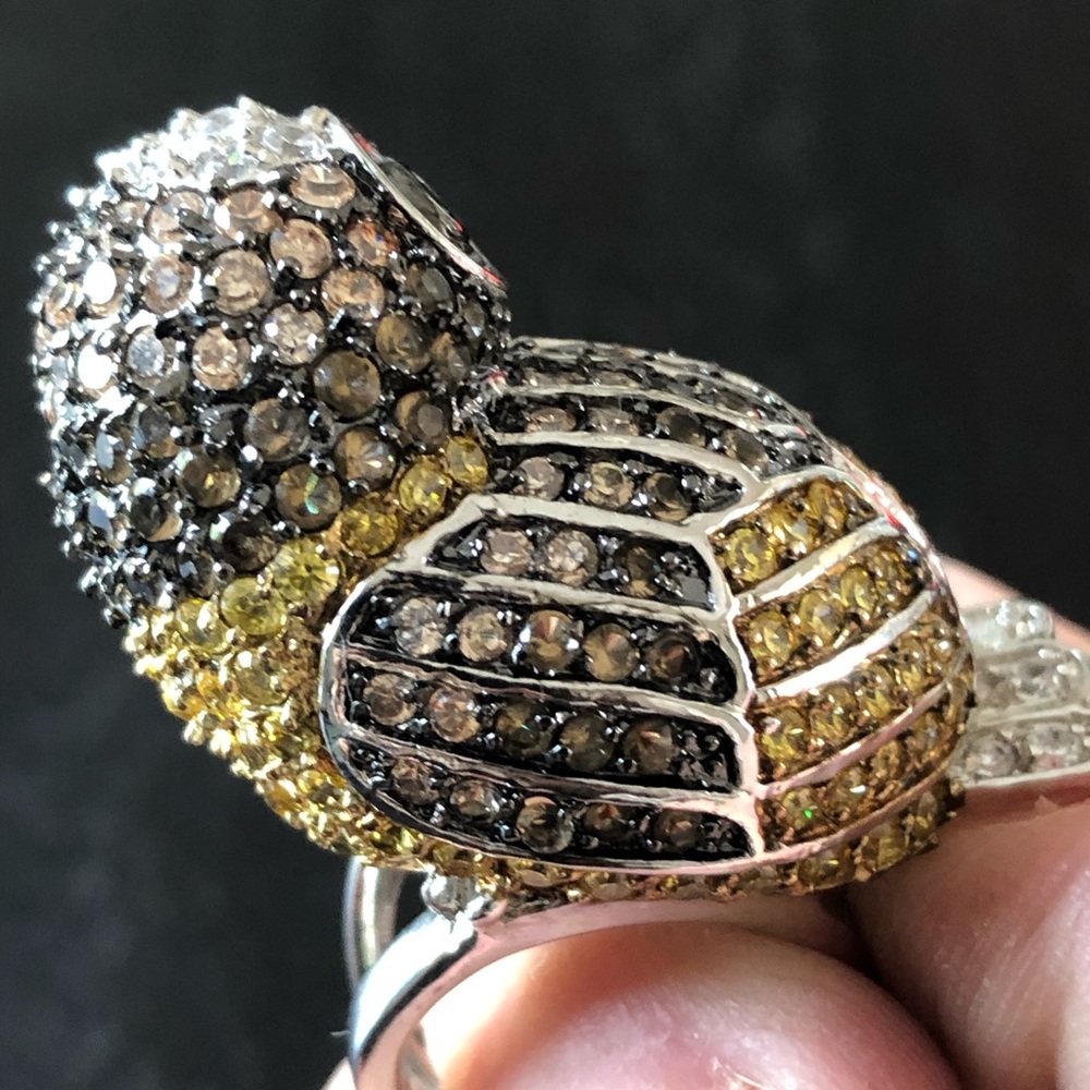 Super Beautiful Owl Crystal Ring - image 7